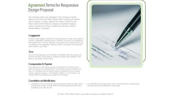 Website Design And Development Agreement Terms For Responsive Design Proposal Formats PDF Website Design And Development Agreement Terms For Responsive Design Proposal Formats PDF