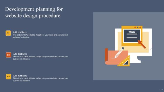 Website Design Procedure Ppt PowerPoint Presentation Complete Deck With Slides Slide10