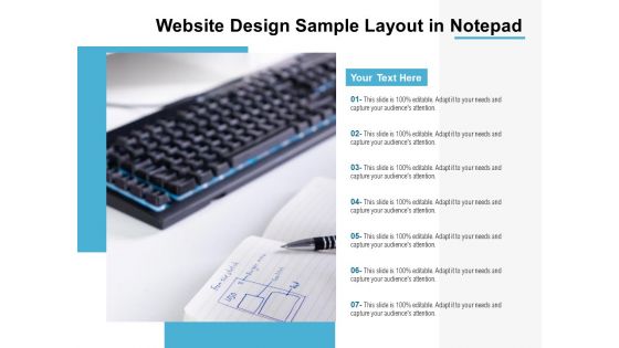 Website Design Sample Layout In Notepad Ppt PowerPoint Presentation Show Example PDF Website Design Sample Layout In Notepad Ppt PowerPoint Presentation Show Example PDF