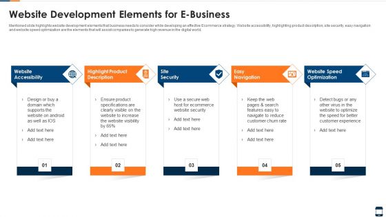 Website Development Elements For E Business Introduction PDF Website Development Elements For E Business Introduction PDF