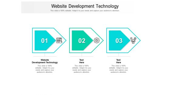 Website Development Technology Ppt PowerPoint Presentation Pictures Designs Cpb Pdf