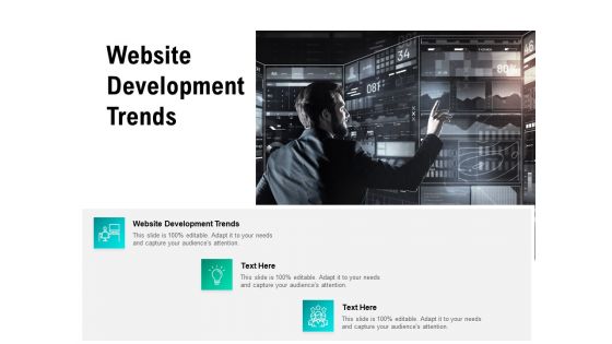 Website Development Trends Ppt PowerPoint Presentation Layouts Example Cpb Pdf