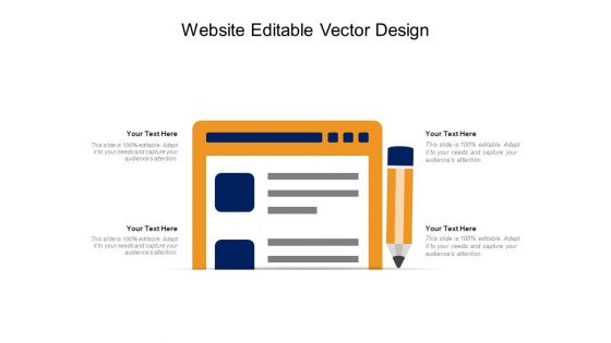 Website Editable Vector Design Ppt PowerPoint Presentation Outline Images PDF