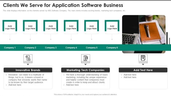 Website Interface And Application Development Firm Clients We Serve For Application Guidelines PDF Website Interface And Application Development Firm Clients We Serve For Application Guidelines PDF