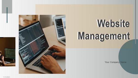 Website Management Ppt PowerPoint Presentation Complete Deck With Slides