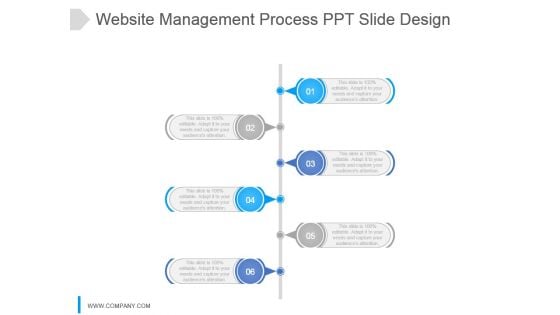 Website Management Process Ppt Slide Design