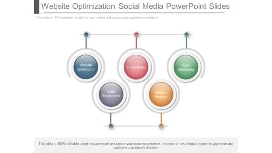 Website Optimization Social Media Powerpoint Slides