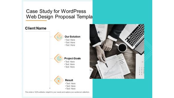 Website Revamp Quotation Case Study For Wordpress Web Design Proposal Diagrams PDF