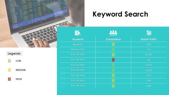 Website SEO Audit Report Keyword Search Ppt Styles Good PDF