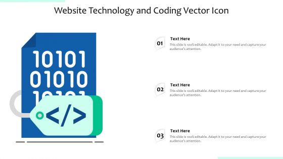 Website Technology And Coding Vector Icon Ppt File Format Ideas PDF