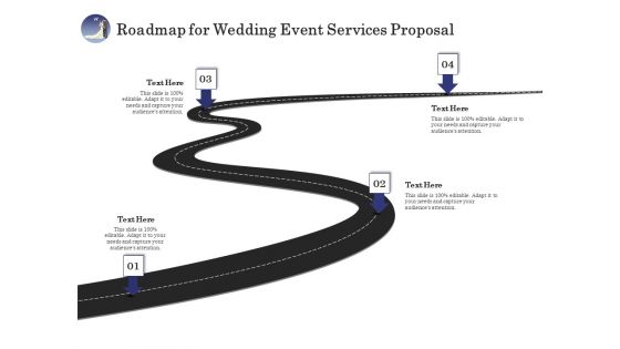 Wedding Affair Management Roadmap For Wedding Event Services Proposal Topics PDF