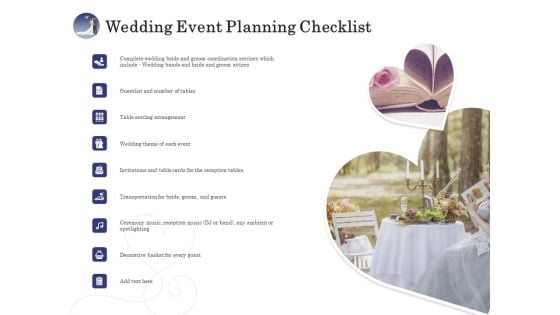 Wedding Affair Management Wedding Event Planning Checklist Guidelines PDF