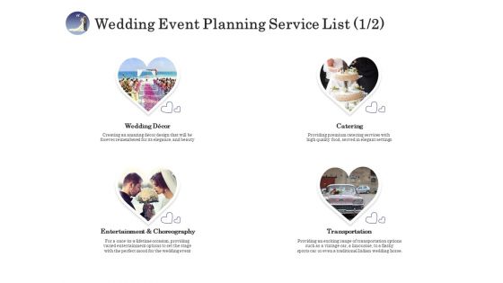 Wedding Affair Management Wedding Event Planning Service List Ideas PDF