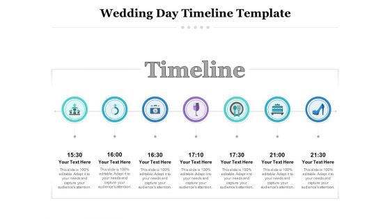 Wedding Day Timeline Template Ppt PowerPoint Presentation Styles Portrait PDF