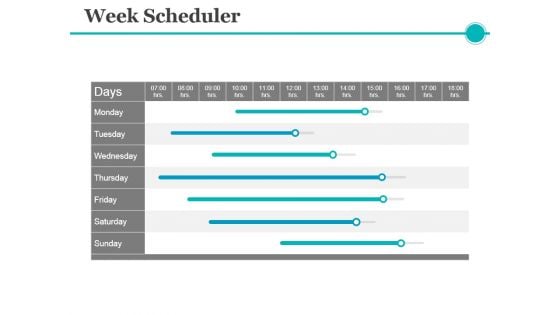 Week Scheduler Ppt PowerPoint Presentation Inspiration Images