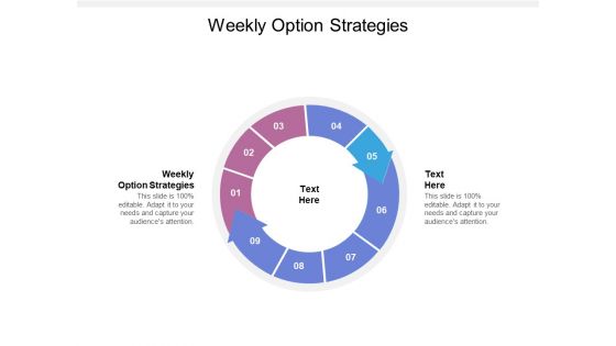 Weekly Option Strategies Ppt PowerPoint Presentation Inspiration Ideas Cpb