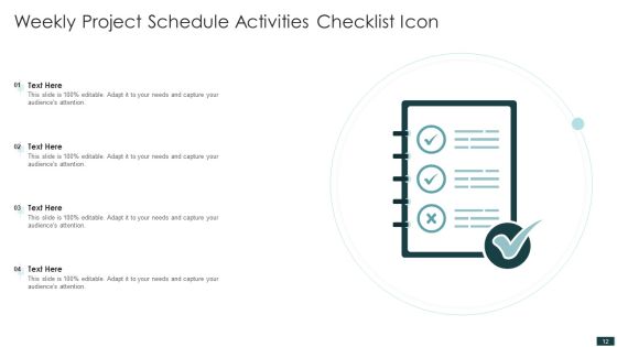 Weekly Project Schedule Ppt PowerPoint Presentation Complete With Slides Slide12