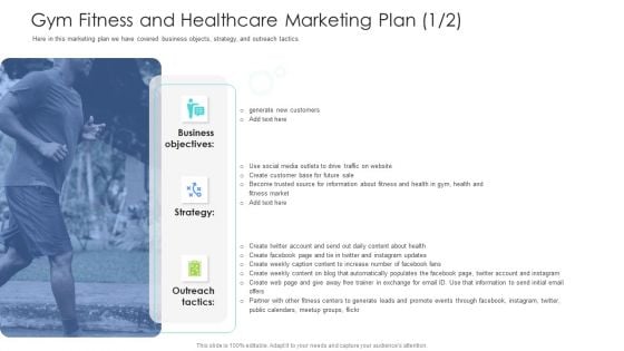 Well Being Gymnasium Sector Gym Fitness And Healthcare Marketing Plan Strategy Graphics PDF Well Being Gymnasium Sector Gym Fitness And Healthcare Marketing Plan Strategy Graphics PDF