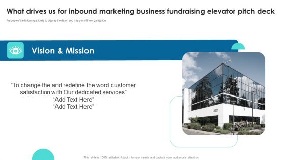 What Drives Us For Inbound Marketing Business Fundraising Elevator Pitch Deck Demonstration PDF