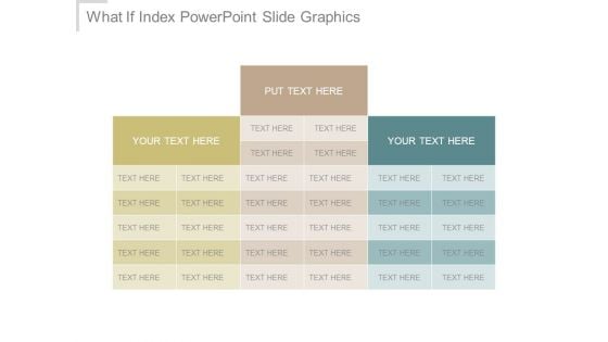 What If Index Powerpoint Slide Graphics