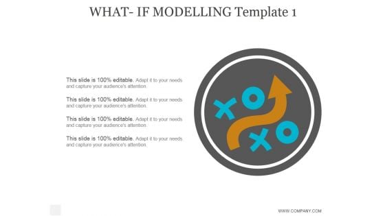 What If Modelling Template 1 Ppt PowerPoint Presentation Layout