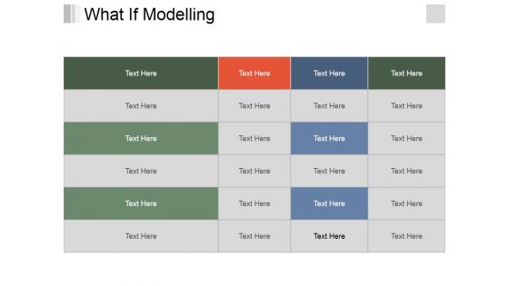 What If Modelling Template 3 Ppt PowerPoint Presentation Infographics Good