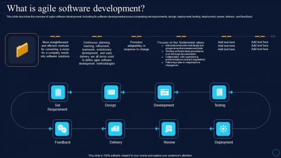 What Is Agile Software Development Software Development Approaches Topics PDF