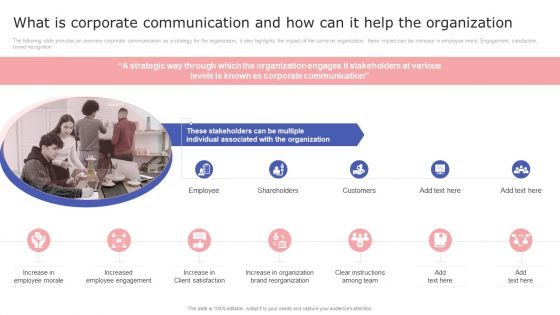 What Is Corporate Communication And How Can It Help The Organization Introduction PDF What Is Corporate Communication And How Can It Help The Organization Introduction PDF