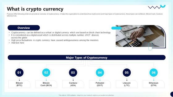 What Is Crypto Currency Decentralized Fund Investment Playbook Clipart PDF