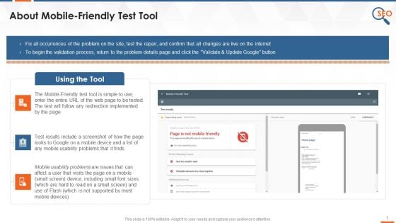 What Is Mobile Friendly Test Tool And How To Use It Training Ppt