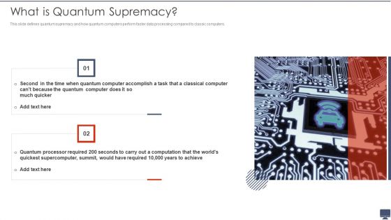 What Is Quantum Supremacy Ppt Infographics Design Templates PDF What Is Quantum Supremacy Ppt Infographics Design Templates PDF