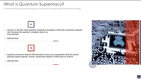 What Is Quantum Supremacy Ppt Infographics Design Templates PDF