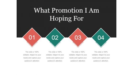 What Promotion I Am Hoping For Ppt PowerPoint Presentation Portfolio Background Images