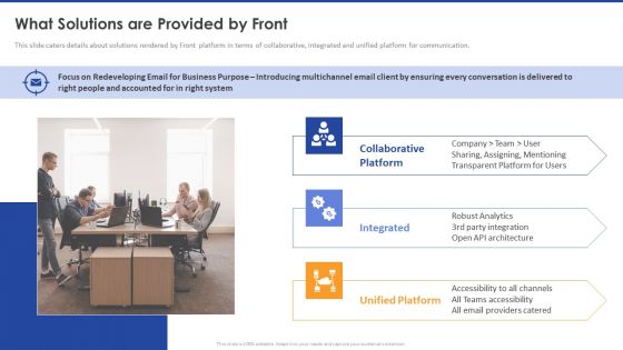 What Solutions Are Provided By Front Brochure PDF What Solutions Are Provided By Front Brochure PDF