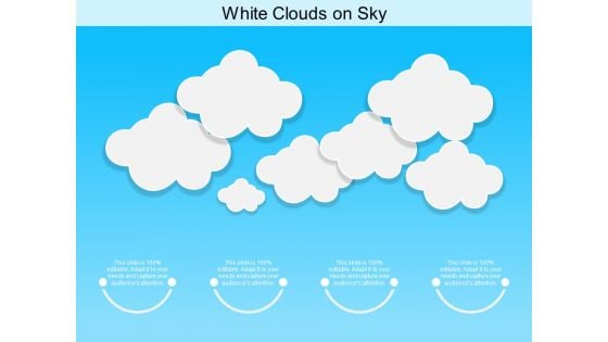 White Clouds On Sky Ppt PowerPoint Presentation Ideas Graphics Pictures