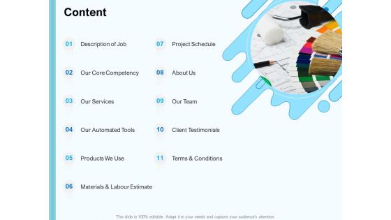 Whitewash Service Proposal Content Ppt Slides Download PDF Whitewash Service Proposal Content Ppt Slides Download PDF