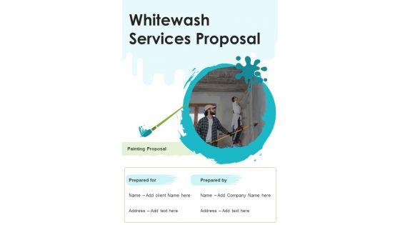 Whitewash Services Proposal Example Document Report Doc Pdf Ppt