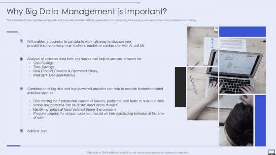 Why Big Data Management Is Important Ppt PowerPoint Presentation File Files PDF