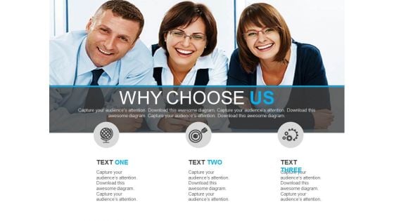 Why Choose Us Page Design Powerpoint Slides