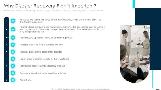 Why Disaster Recovery Plan Is Important Themes PDF