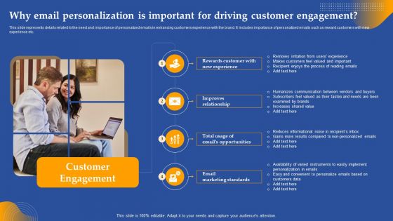 Why Email Personalization Is Important For Driving Customer Engagement Ppt File Graphic Images PDF