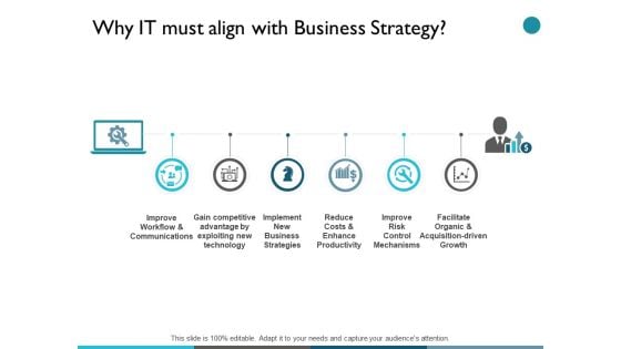 Why IT Must Align With Business Strategy Ppt PowerPoint Presentation Infographics Graphics Design