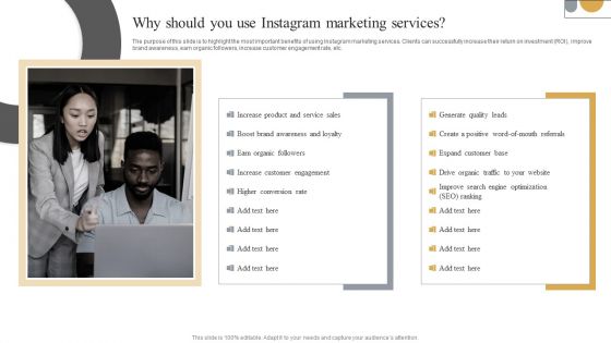 Why Should You Use Instagram Marketing Services Mockup PDF