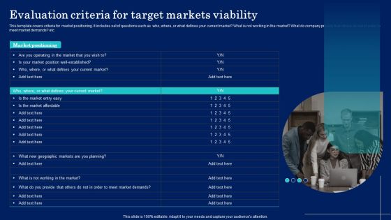 Why Target Market Identification Evaluation Criteria For Target Markets Viability Structure PDF