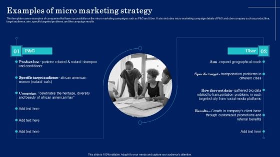 Why Target Market Identification Examples Of Micro Marketing Strategy Diagrams PDF