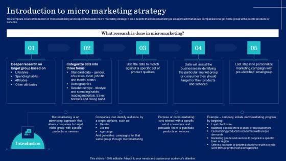 Why Target Market Identification Introduction To Micro Marketing Strategy Infographics PDF