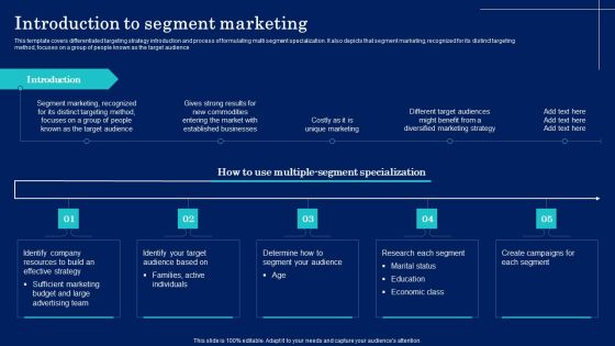 Why Target Market Identification Introduction To Segment Marketing Graphics PDF Why Target Market Identification Introduction To Segment Marketing Graphics PDF