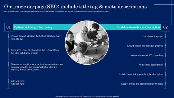 Why Target Market Identification Optimize On Page SEO Include Title Tag Introduction PDF