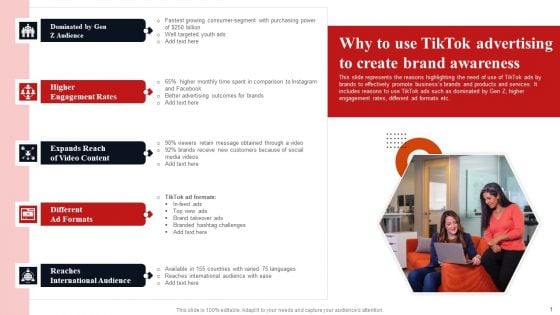 Why To Use Tiktok Advertising To Create Brand Awareness Portrait PDF