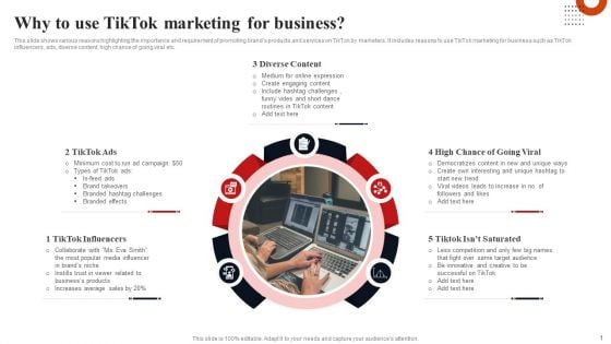 Why To Use Tiktok Marketing For Business Mockup PDF